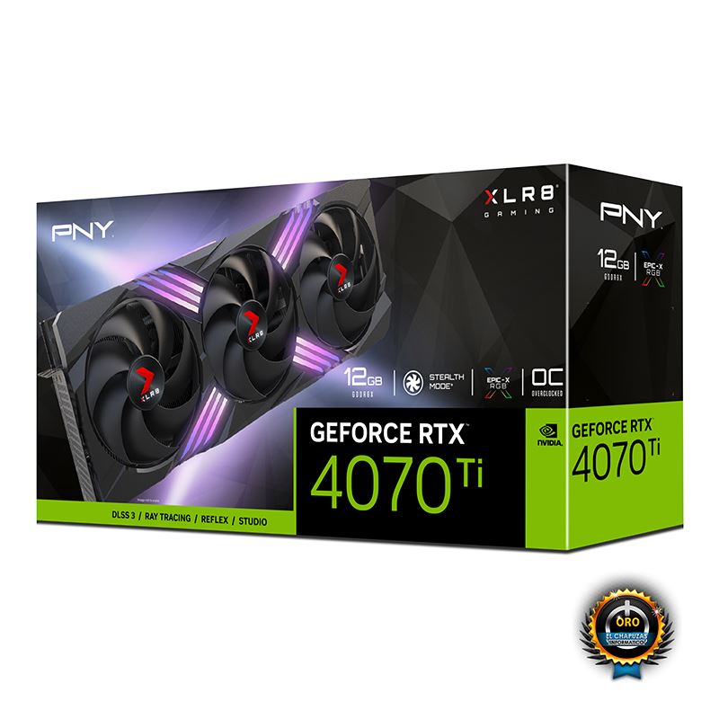 PNY GeForce RTX™ 4060 Ti 16GB XLR8 Gaming VERTO™ EPIC-X RGB Overclocked  Triple Fan DLSS 3