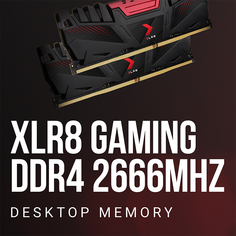 XLR8 Gaming DDR4 2666MHz Desktop Memory
