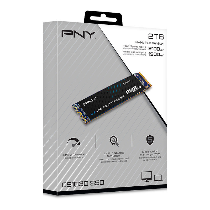 PNY TECHNOLIGIES CS1030 Disque dur SSD - 1TB - PCIE - M2 - NVMe