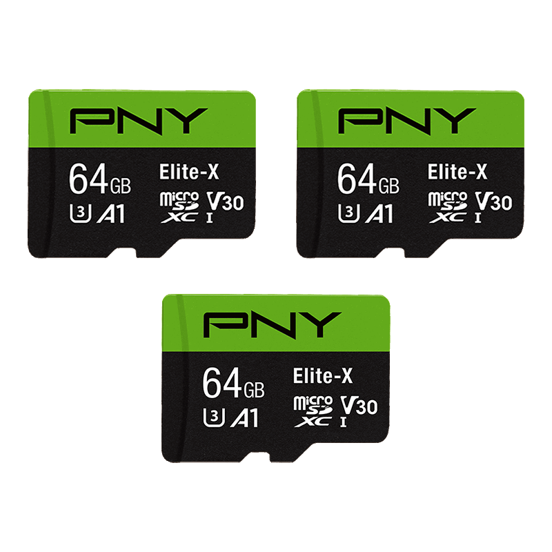 PNY 512GB PRO Elite Class 10 U3 V30 microSDXC Flash Memory Card - 100MB/s,  A2, 4K UHD, Full HD, UHS-I, micro SD