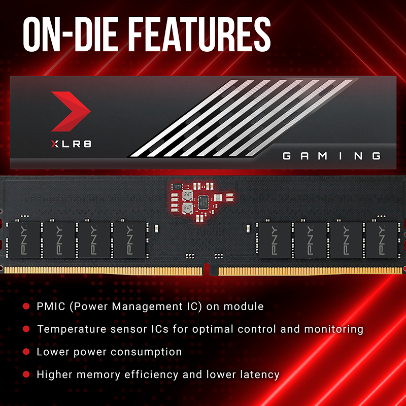 PNY XLR8 Gaming DDR5 MAKO SE and MAKO RGB Overclocked Desktop