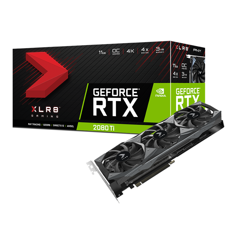 PNY GeForce RTX™ 2080 11GB XLR8 Edition Triple