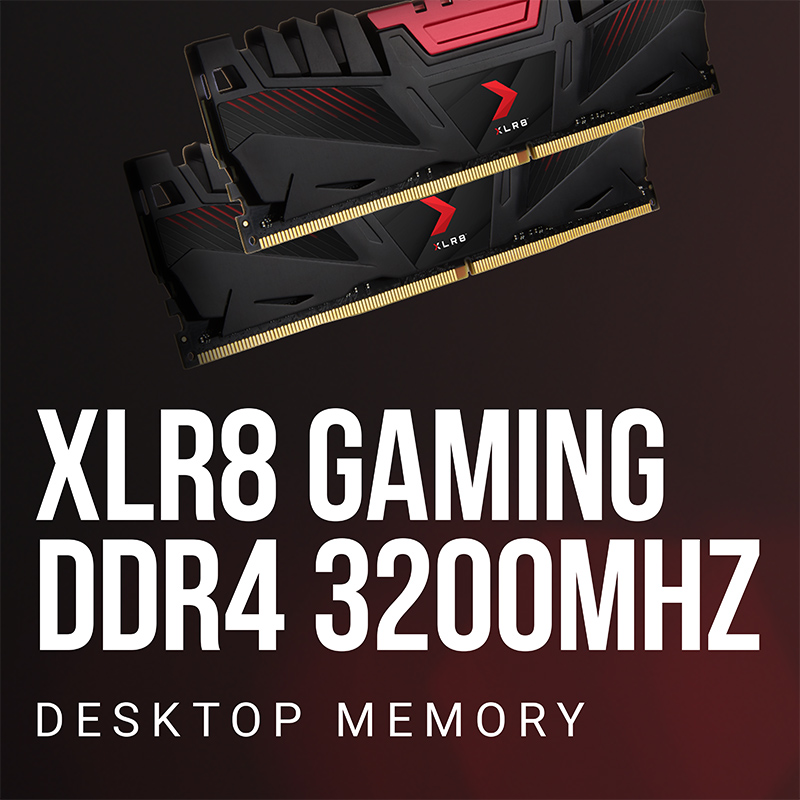 XLR8 Gaming DDR4 3200MHz Desktop Memory