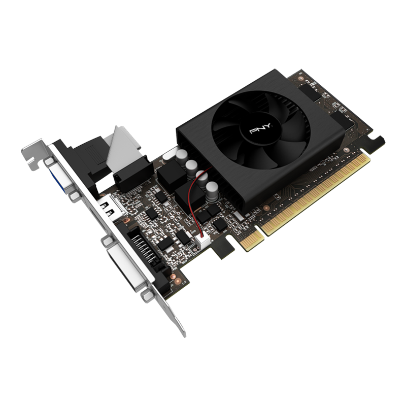 PNY NVIDIA GeForce GT 710 2GB PCI Express 2.0 Graphics Card Black  VCGGT7102XPB-BB - Best Buy