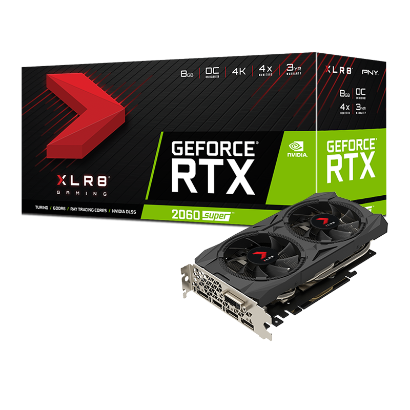 PNY GeForce® RTX 2060 SUPER™ 8GB XLR8 Gaming Overclocked Edition