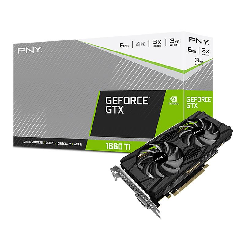 Discover PNY GeForce® GTX 1660 Ti 6GB Dual Fan | GPU | pny.com